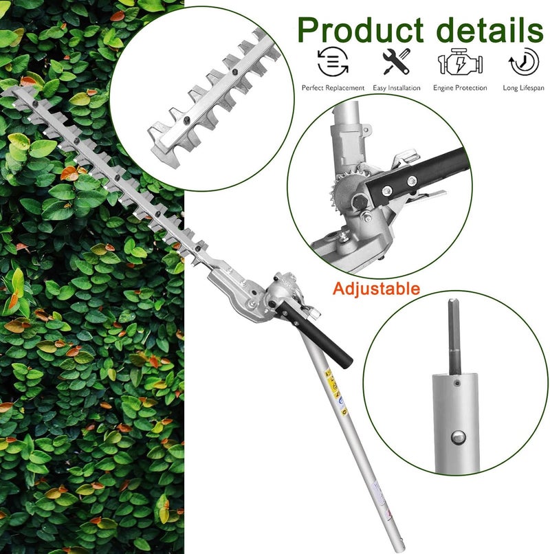 Kerlista Replacement, 16 "Rotatable Installation Hedge Trimmer Attachment Compatible with Greenworks Attachment Capable String Trimmers,WA0220 40V Nitro Driveshare and Hedge Trimmer haed. - Image 3